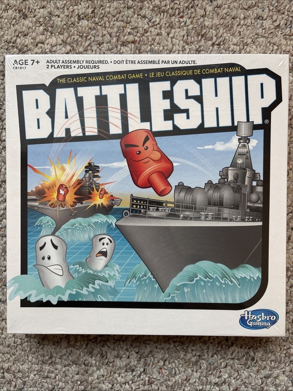 Battleship (2016) Board Game Hasbro Gaming Age 7+ *Factory Sealed*